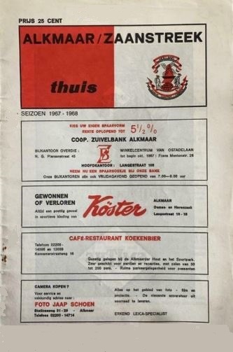 AZ Programma 3-maa-1968 HVC thuis